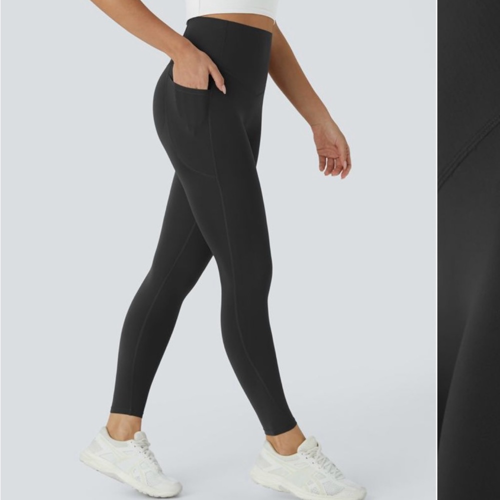 HALARA High Waisted Butt Lifting Tummy Control Side Pocket